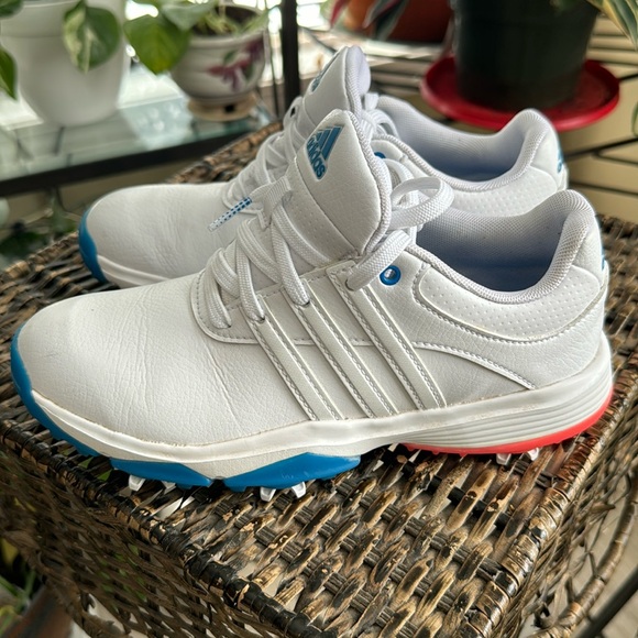 ADIDAS JR TOUR 360 KIDS GOLF SNEAKER SIXE 2.5 - Picture 1 of 8